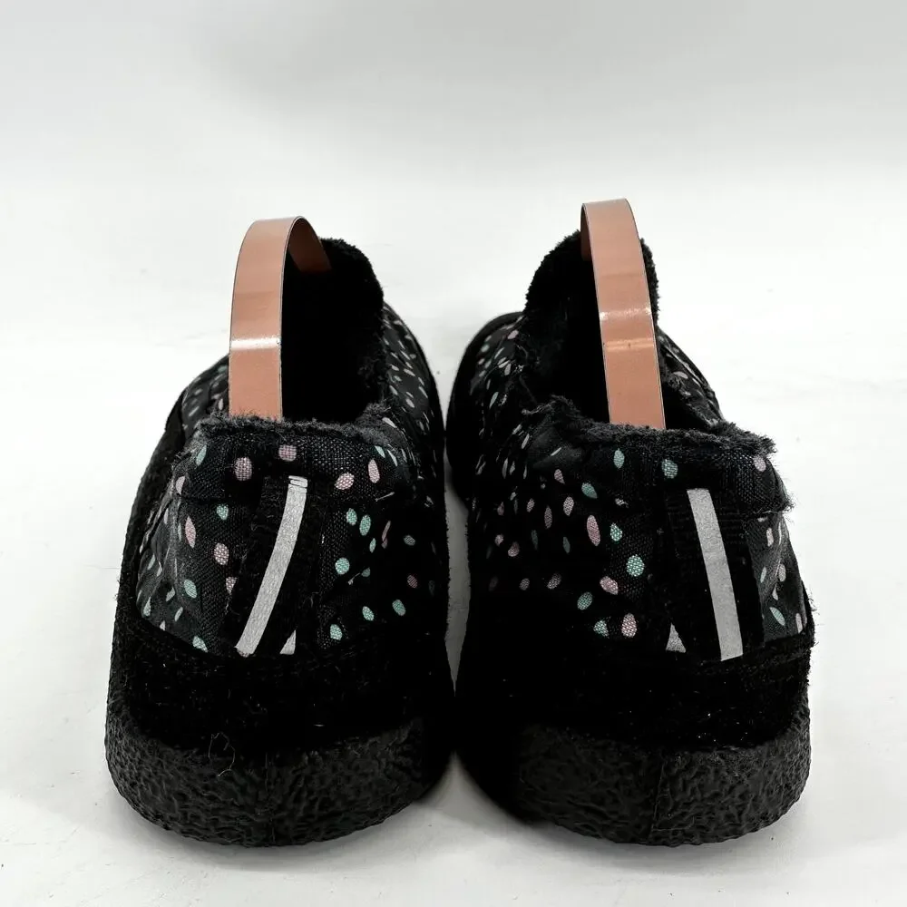 Keen Howser II Slipper Fleece Lined Slip-On Anti-Odor Black Beveled Glass 6